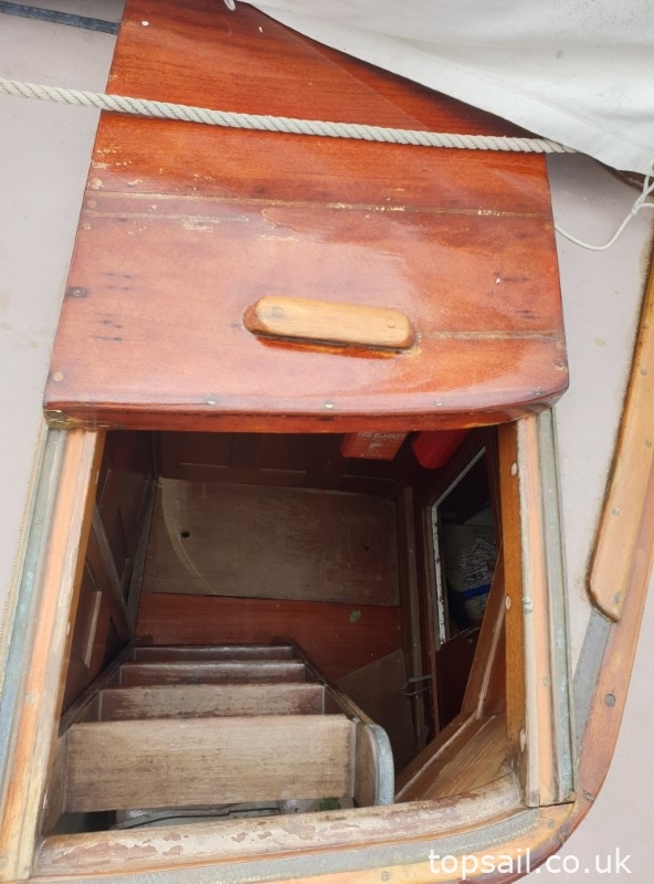1905 “Dragonfly” 45′ Bunn Edwardian Cruising Yacht
