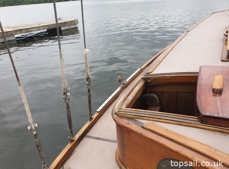 1905 “Dragonfly” 45′ Bunn Edwardian Cruising Yacht