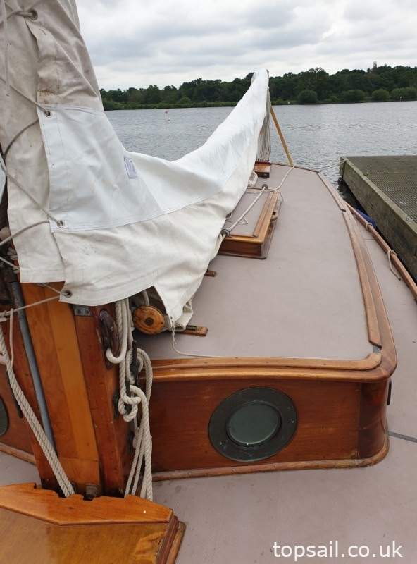 1905 “Dragonfly” 45′ Bunn Edwardian Cruising Yacht