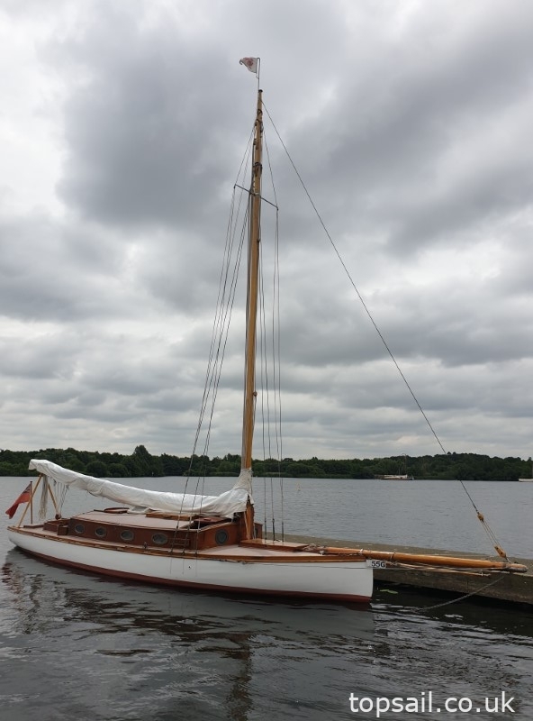 1905 “Dragonfly” 45′ Bunn Edwardian Cruising Yacht