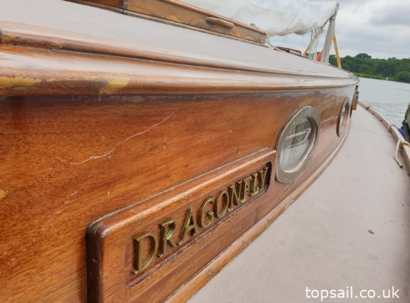 1905 “Dragonfly” 45′ Bunn Edwardian Cruising Yacht
