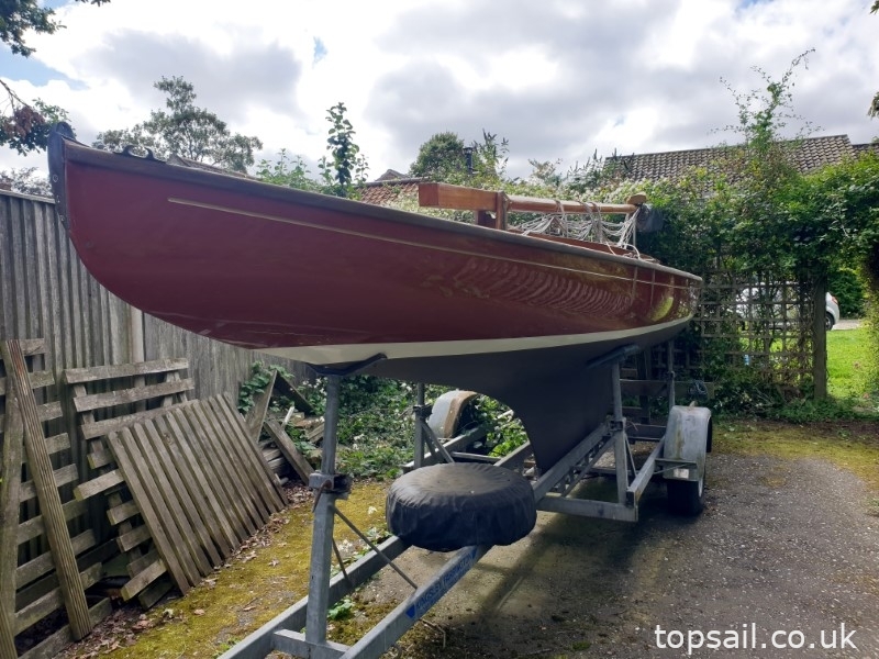 1993 Broads One Design (BOD, Brown Boat) & Trailer (GRP)
