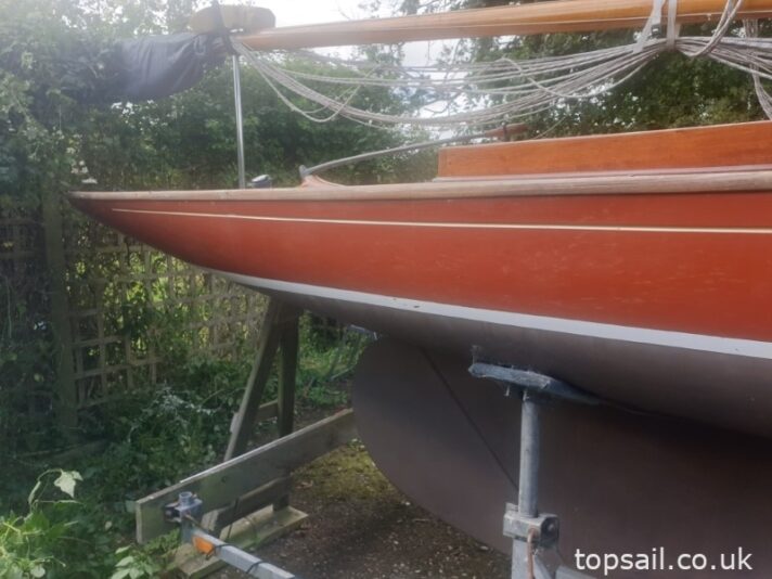 1993 Broads One Design (BOD, Brown Boat) & Trailer (GRP)