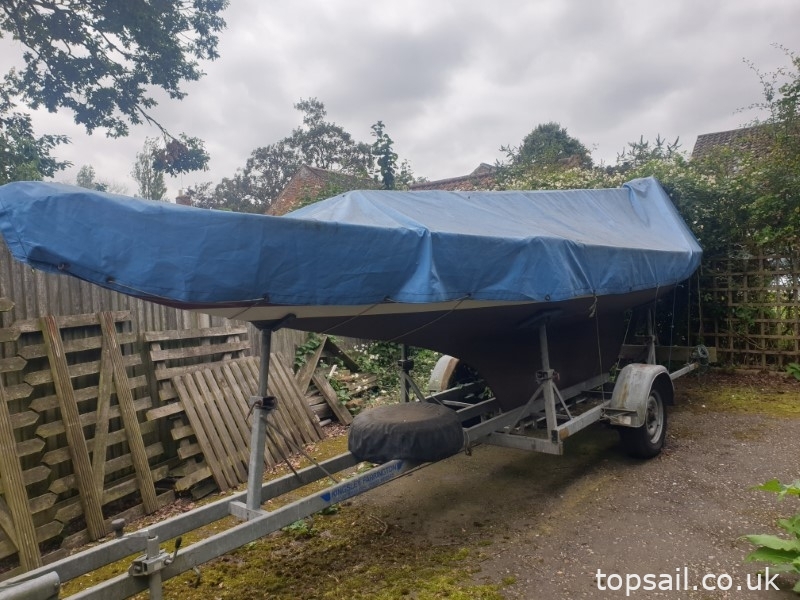1993 Broads One Design (BOD, Brown Boat) & Trailer (GRP)